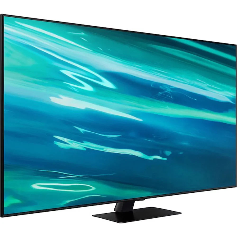 Restored Samsung QN55Q80AA 55 Inch QLED 4K UHD Smart TV (2021) Bundle with 2 Year Premium Extended Protection Plan (Refurbished)