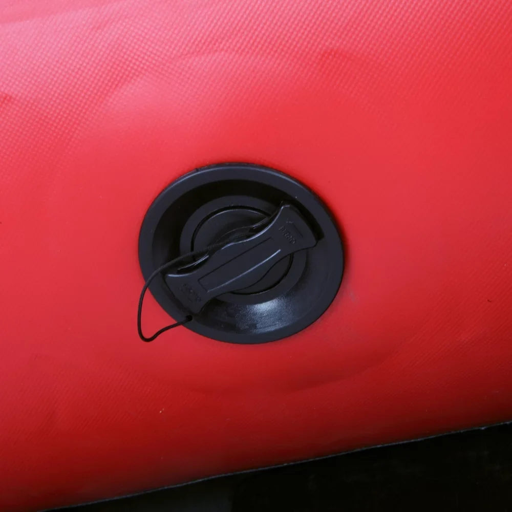 Camping Survivals 10ft PVC 330kg Water Adult Assault Craft Red Black