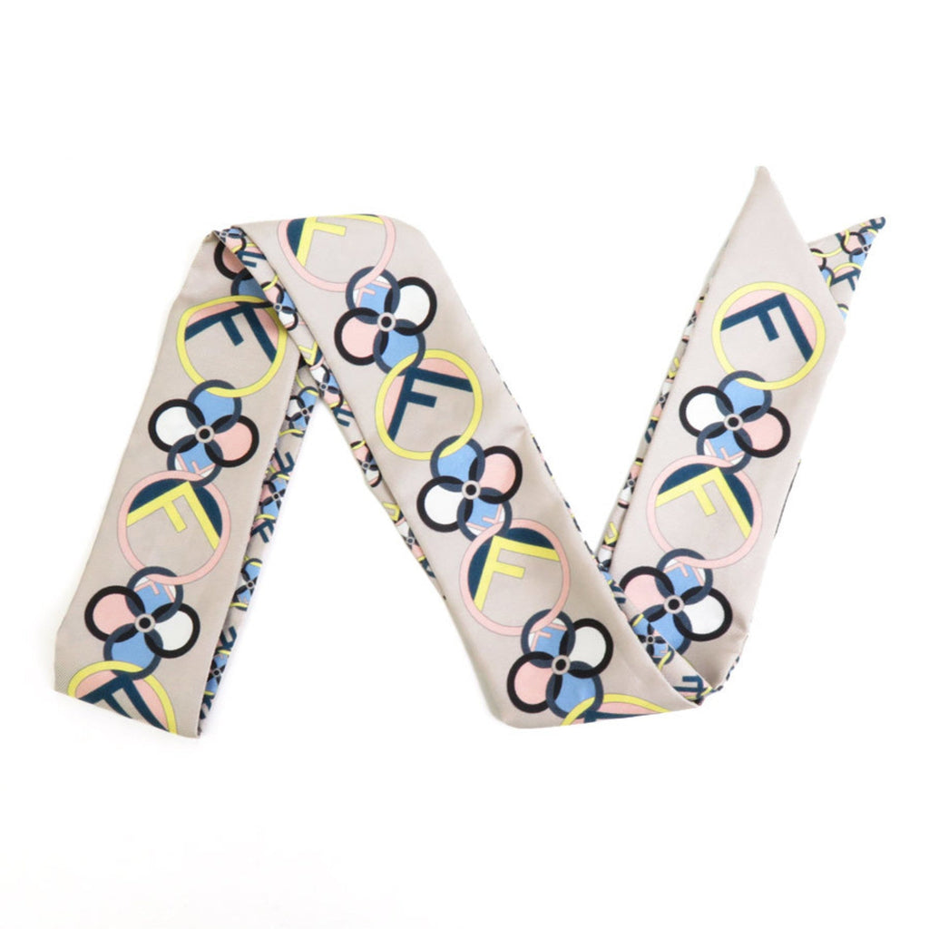 Pre-Owned FENDI Scarf Muffler Silk Multicolor Women's e58552f (Good)