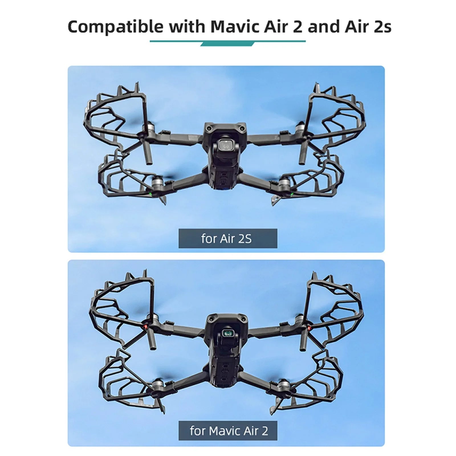 ZiSUGP Propeller Protection Ring For DJI Mavic Air 2/Air 2S Drone Propeller Leaf Guard Protection Drone Accessories F 11 Pro Drone