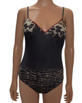 La Perla Brown Leopard Underwire Padded One Piece Swimsuit 6