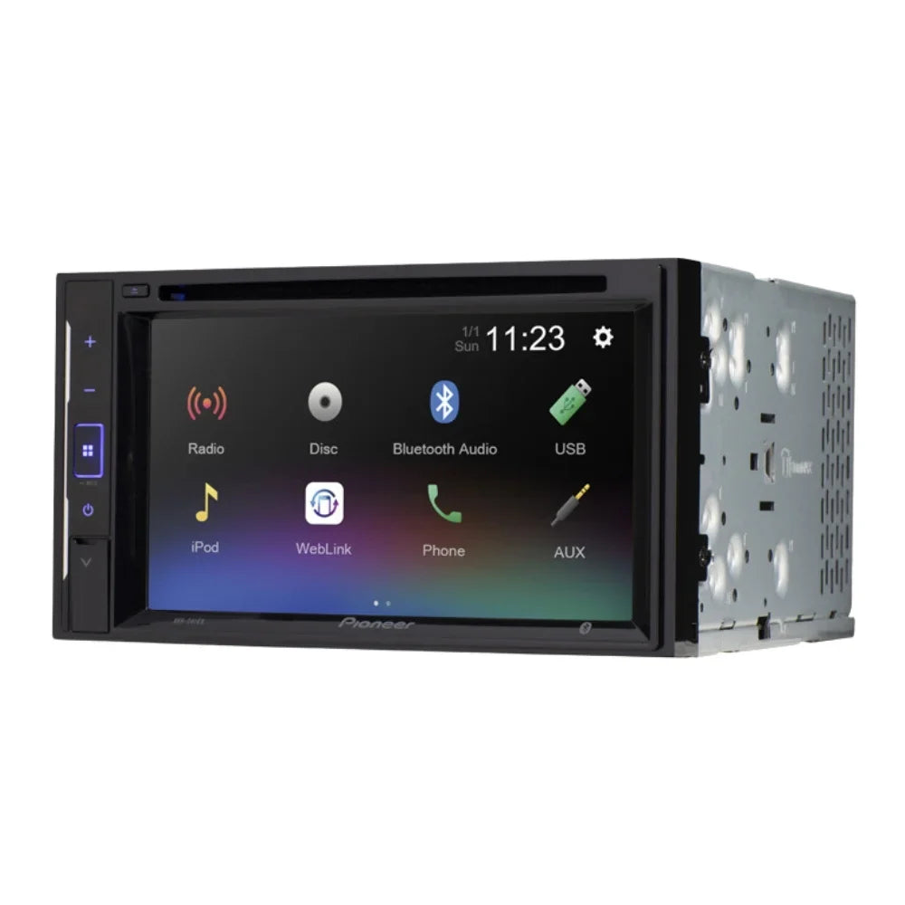 KIT4700 Bundle for 2007 Chrysler Aspen w/OEM Nav W/ Pioneer AVH-241EX Double DIN Car Stereo with Bluetooth/Backup Camera/Installation Kit/in-Dash DVD/CD AM/FM 6.2" Touchscreen Digital Media Receiver