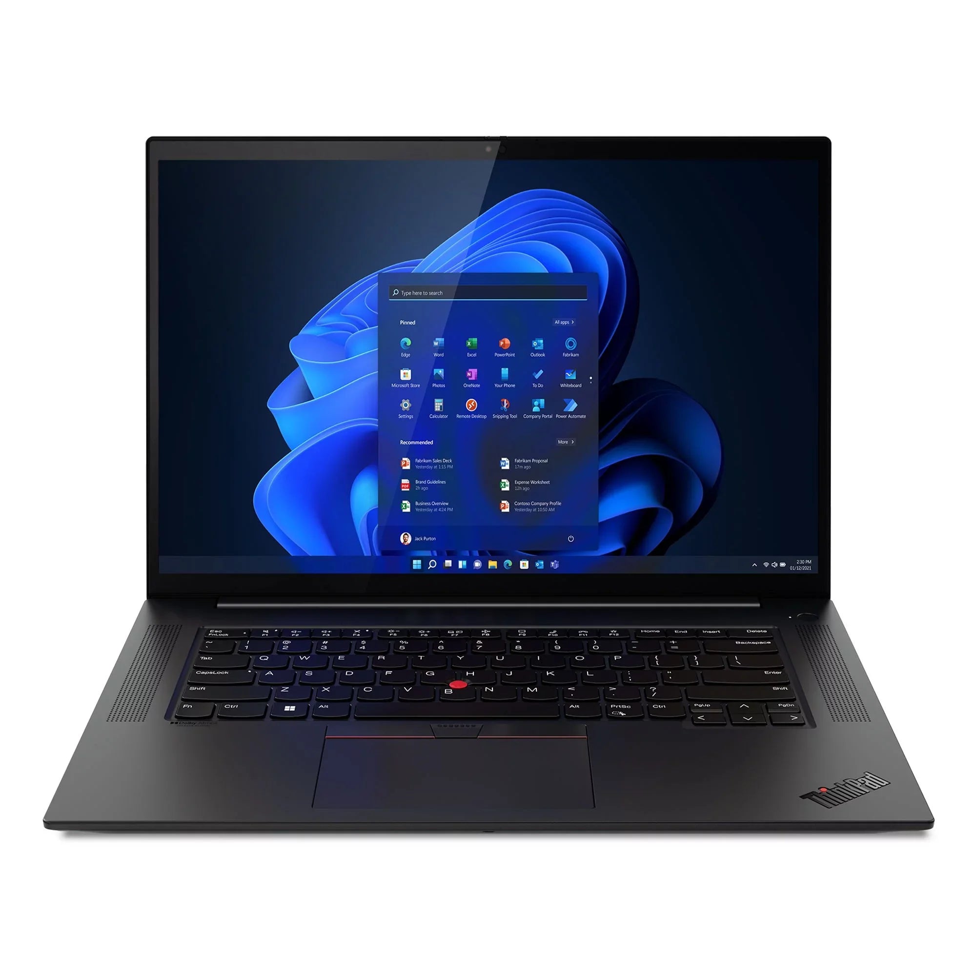 Grade A Lenovo ThinkPad X1 EXTREME Gen 5 16" FHD i7-12700H 16GB 1TB SSD 3050Ti W11P