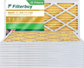 Filterbuy 14x25x1 MERV 11 Pleated HVAC AC Furnace Air Filters (12-Pack)
