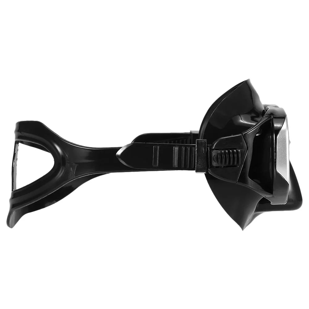 Lixada Adults Freediving Snorkel Set -fog Diving Snorkeling Goggles Set Swimming Tempered Glass Lens Goggles for Men Women