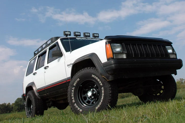 Rough Country 3" Lift Kit (fits) 1984-2001 Jeep Cherokee XJ | N3 Shocks | Leaf Springs Suspension System | 630N2