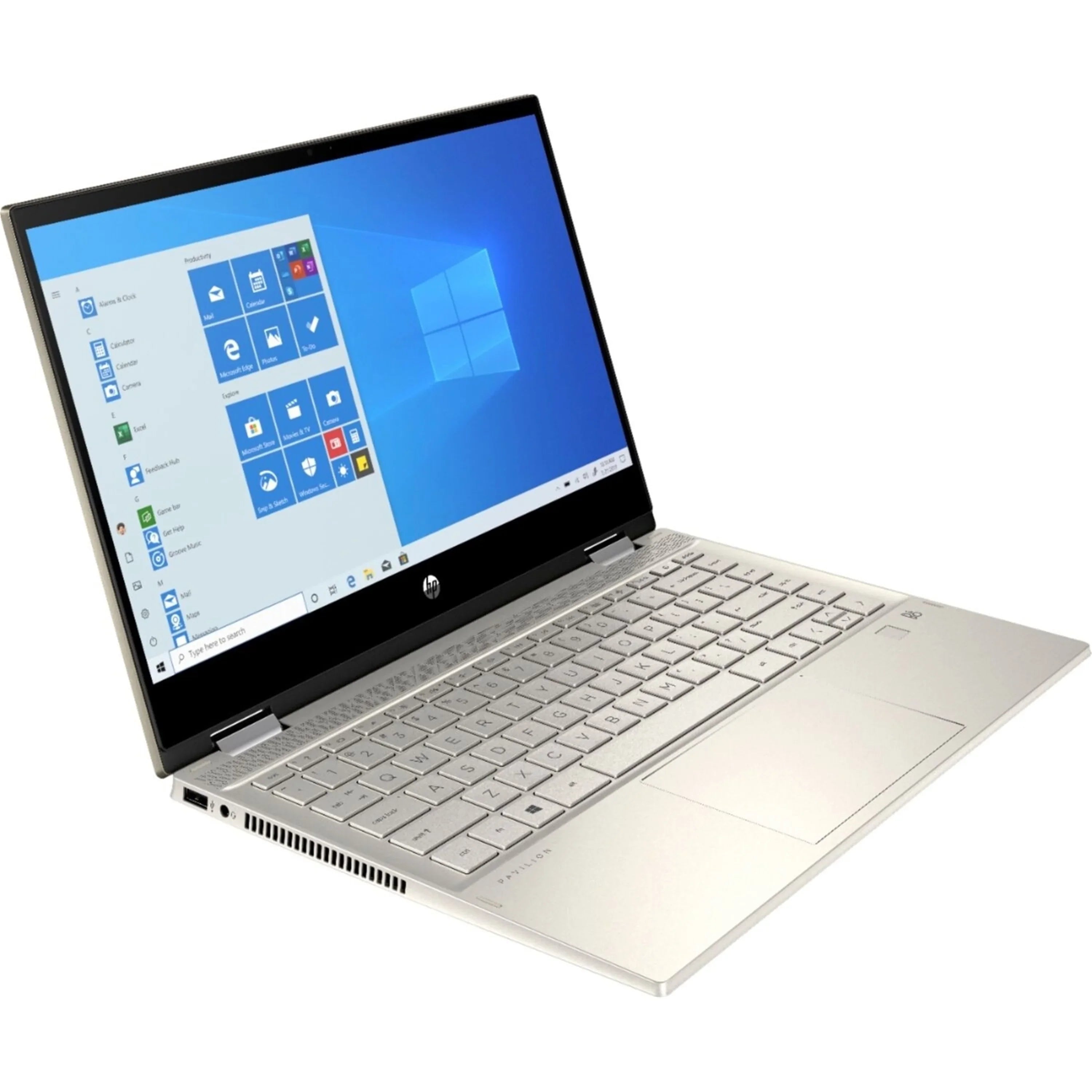 HP Pavilion x360 14M-DW1033DX 14" Touch 8GB 512GB SSD ‚Ñ¢ i5-1135G7 2.4GHz Win10H,Warm Gold (Used)