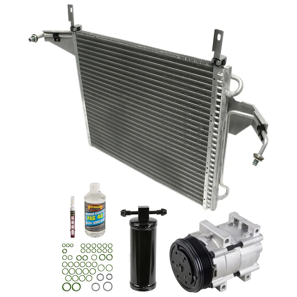 For Ford Ranger 1995 A/C Kit w/ AC Compressor Condenser & Drier - Buyautoparts