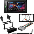 KIT4854 Bundle for 2002-2004 Chevrolet S-10 Pickcup W/ Pioneer AVH-241EX Double DIN Car Stereo with Bluetooth/Backup Camera/Install Kit/in-Dash DVD/CD AM/FM 6.2" Touchscreen Digital Media Receiver