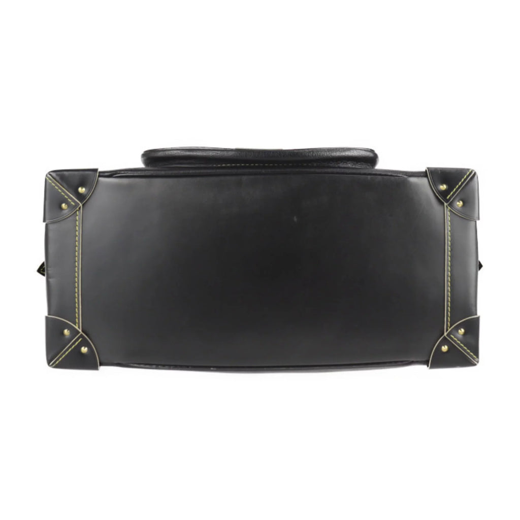 Pre-Owned LOUIS VUITTON Louis Vuitton Superbe Handbag M91892 Suhari Leather Noir Tote Shoulder (Good)