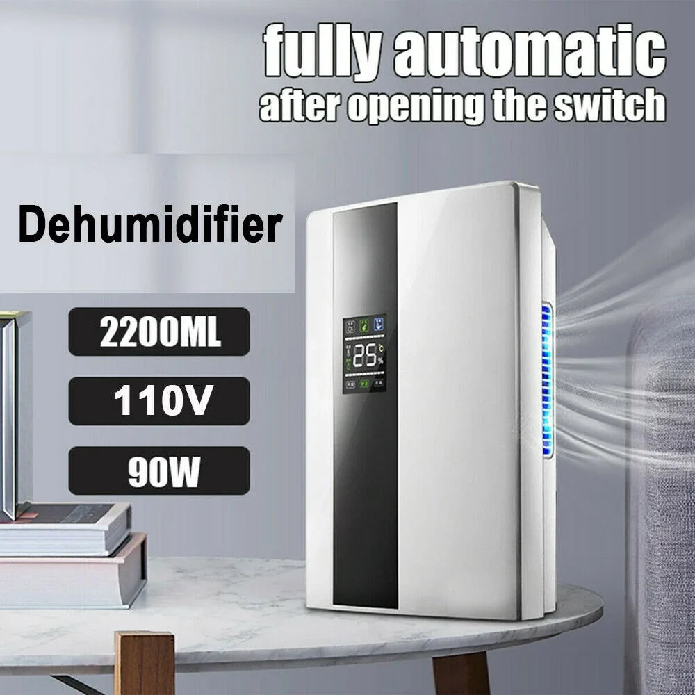 DENEST 2.2L Portable Dehumidifier with Remote Control & LCD Screen 90W