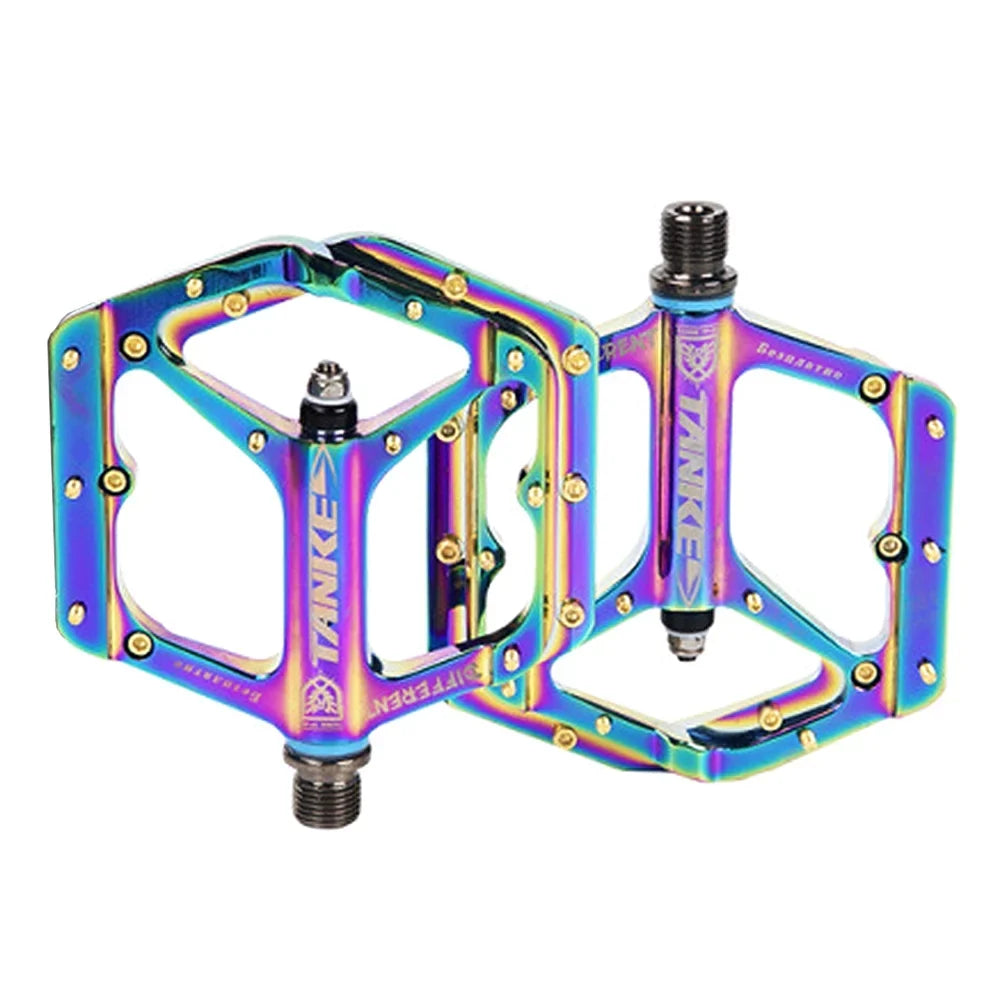 Nebublu Colorful Cycling Road Bike Pedals, Non-slip Aluminium MTB Bike Pedals - Perfect for Adventures!