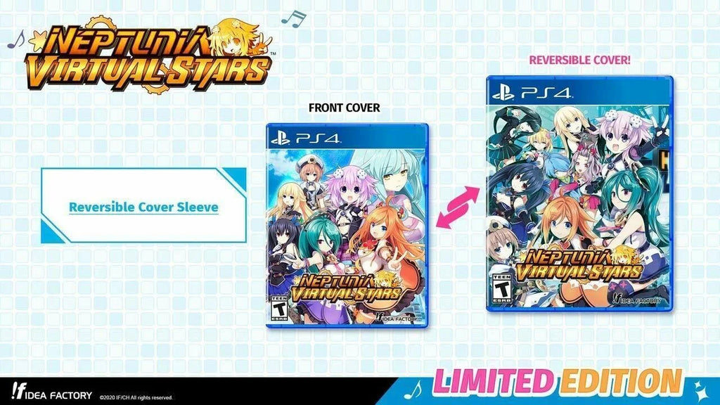 Neptunia Virtual Stars: Limited Edition - Sony Playstation 4 [PS4 Collector] NEW