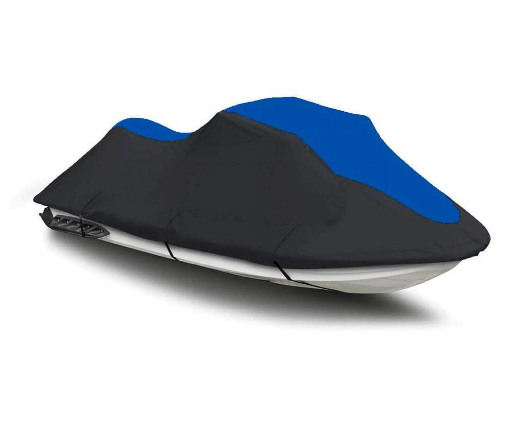 BLACK / BLUE HEAVY-DUTY, PWC 600D JET SKI Coating Matching for Kawasaki Ultra 150 DI 1999 2000 2001 2002 2003 2004 2005 2 Seater