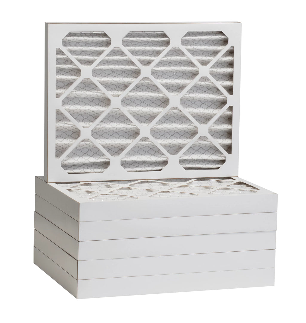 Aerostar 14x25x2 MERV 13, Pleated Air Filter, 14x25x2, Box of 6, Made in the USA