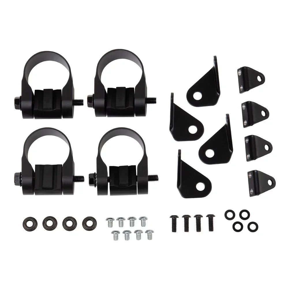Tusk Wing Vent Kit 20" Wing with 1 3/4" Roll Cage Clamps for Polaris RZR XP Turbo EPS 2016-2021
