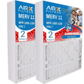 19x20x4 Air Filter MERV 11 Comparable to MPR 1000, MPR 1200 & FPR 7 Suitable with Bryant Carrier FNCCAB0021 FILXXFNC-0021 USA Made 19x20x4 Furnace Filter 2 Pack by AIRX FILTERS WICKED CLEAN AIR.
