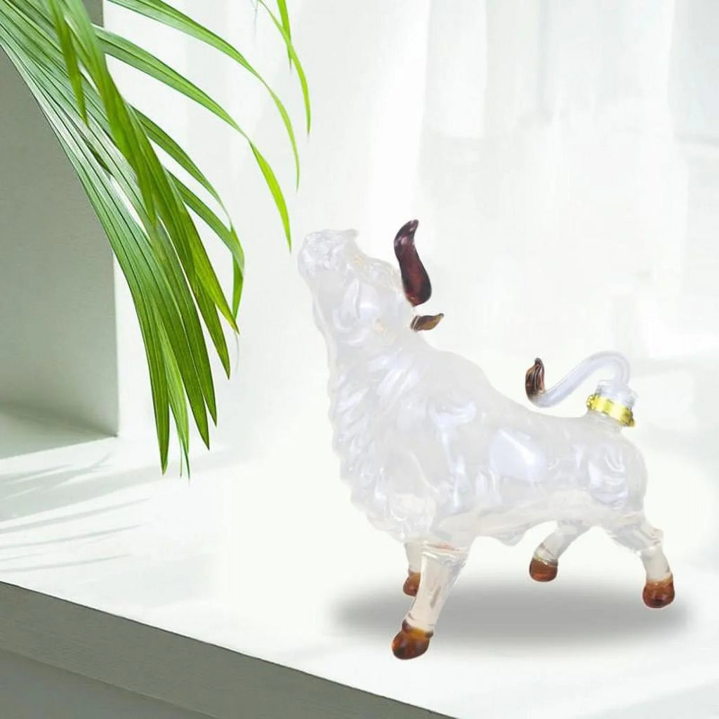 Whisky Decanter W/ Tail Stopper Creative Transparent for Whisky Spirits