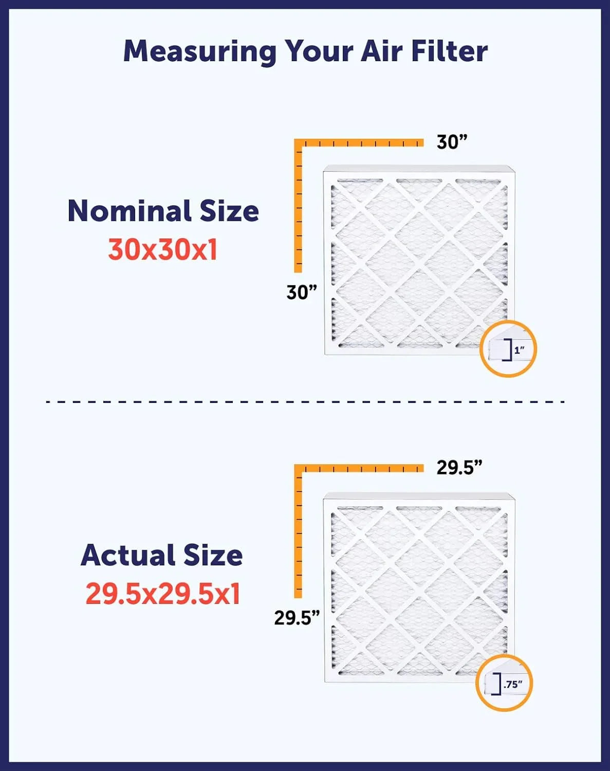 Filter King 38x55.5x1 Air Filter | 4-PACK | MERV 8 HVAC Pleated A/C Furnace Filters | MADE IN USA | Actual Size: 38 x 55.5 x .75"