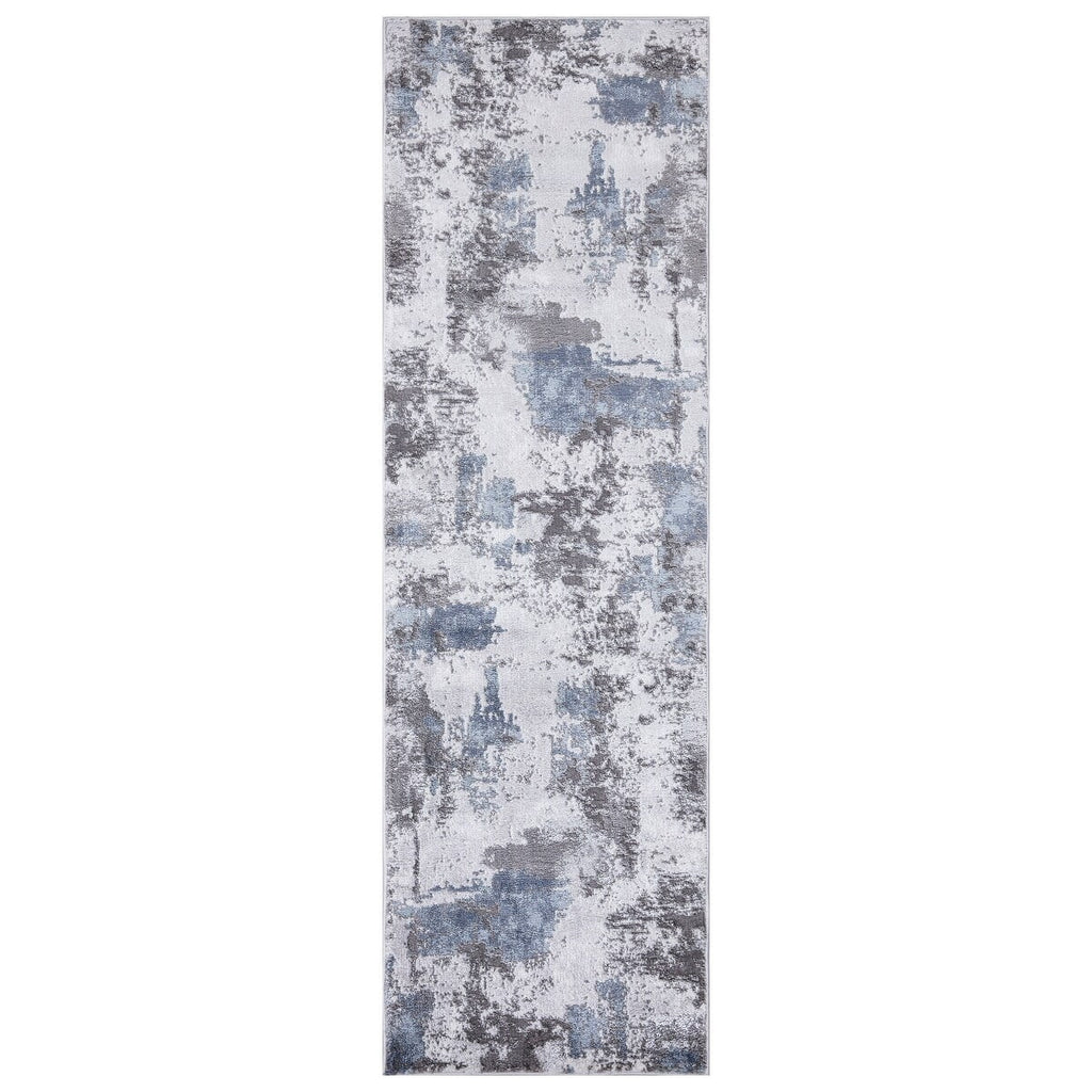 Concord Global Trading 80264 3 x 5 ft. Brighton Pacific Abstract Rectangle Area Rug, Gray