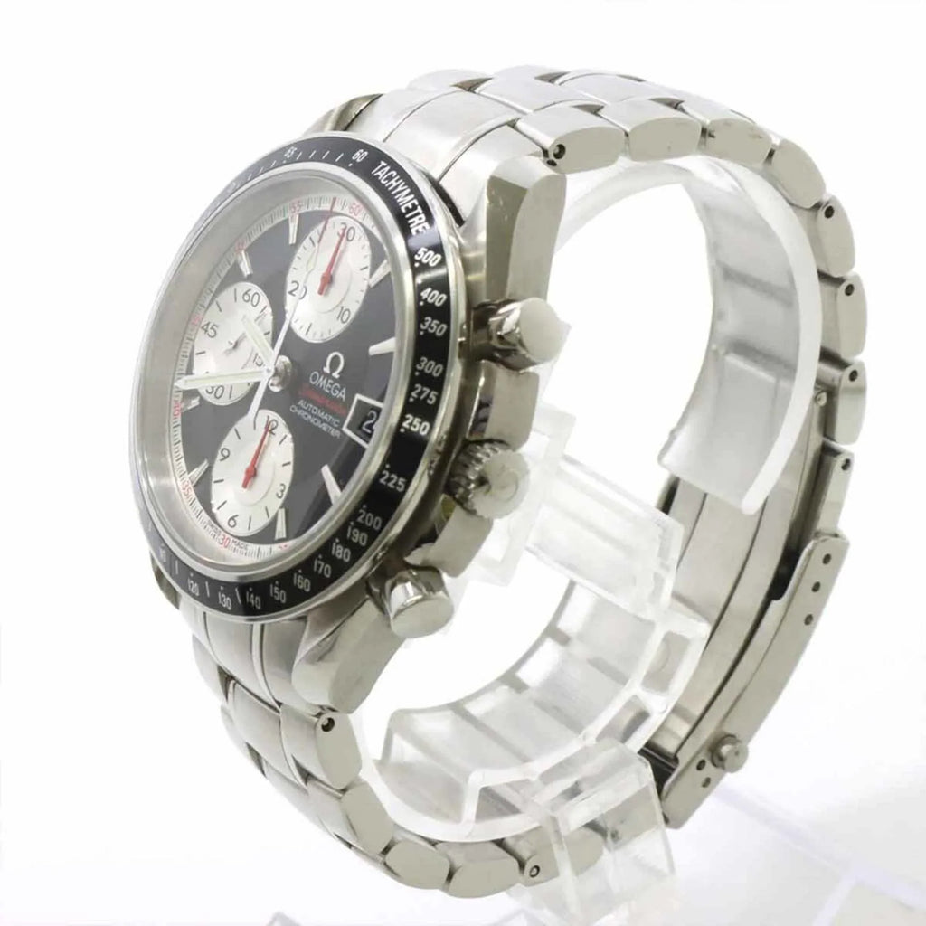 Pre-Owned Omega OMEGA Speedmaster Date 3210 51 Chronograph Men's Watch Black Dial Automatic (Good)