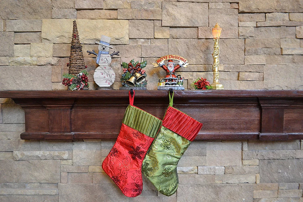 Lulu Decor, Cast Iron Christmas Stocking Holder, Strong and Resilient Hook, Designed, Measures 7 X 5.5 inches, Weighs 3.5 lbs, Perfect (Bell)