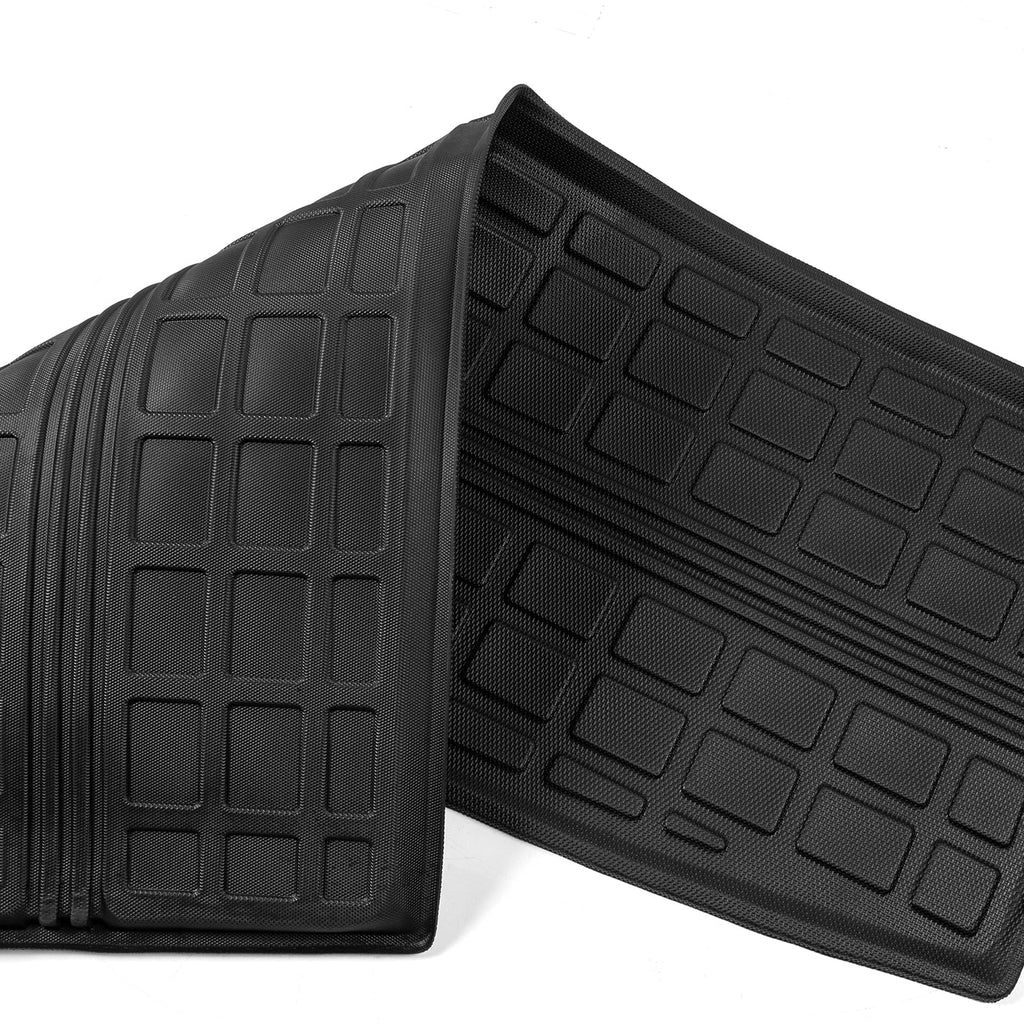 Fit 2021-2023 Chevry Tahoe GMC Yukon (Behind The 3rd Row Seats) Trunk Mat Cargo Liner Cargo Mat TPE All Condition Trunk Liner 2022 Chevy Tahoe Accessories (Trunk Mat)