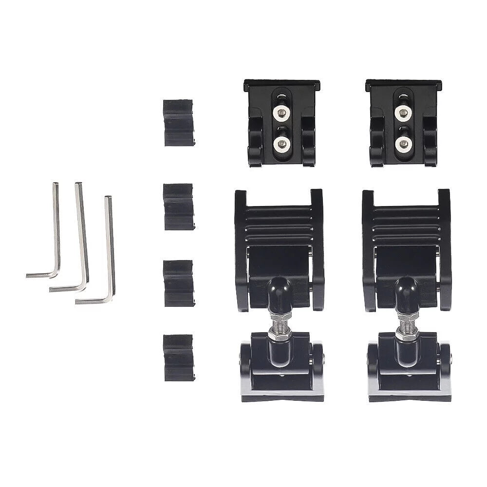JLLOM Premium Hood Latch Lock Catch Set for Jeep Wrangler JK 07-18 - Reliable Protection and Peace of Mind