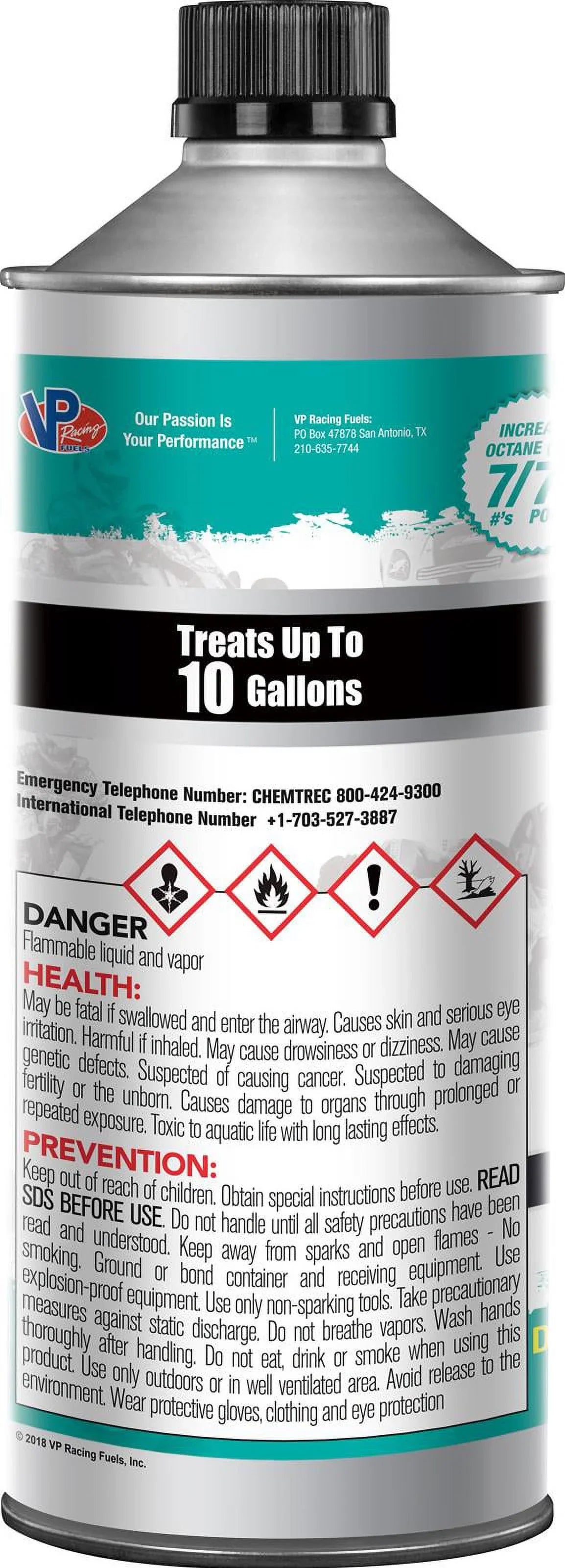 VP Racing Octanium Octane Unleaded 32 oz - Treats 10 gallons fuel 29505