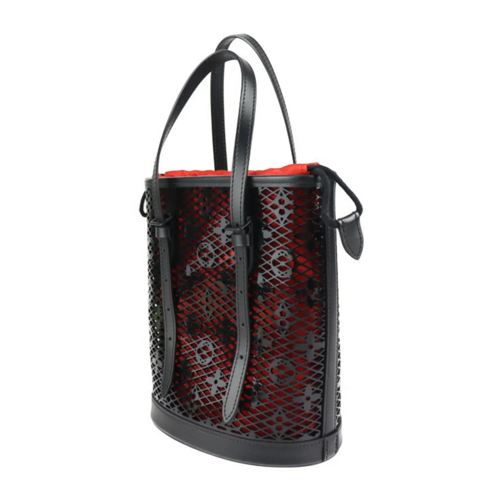 Pre-Owned LOUIS VUITTON Louis Vuitton Race Bucket PM Monogram Tote Bag M20352 Patent Calf Leather Black Shoulder (Like New)