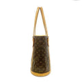 Pre-Owned Louis Vuitton Bucket GM Brown Monogram M42236 Canvas Nume Leather VI0914 LOUIS VUITTON Bag Women's (Fair)