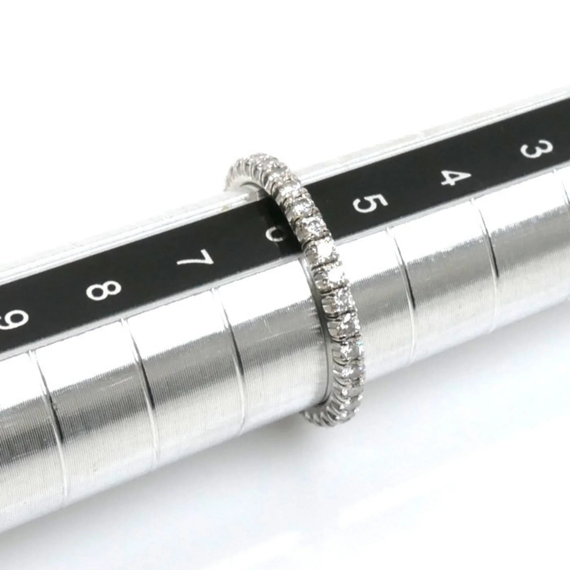 Pre-Owned CARTIER Cartier K18WG White Gold Etincelle de Full Eternity Ring B4077946 Size 6 46 1.6g Women's (Good)