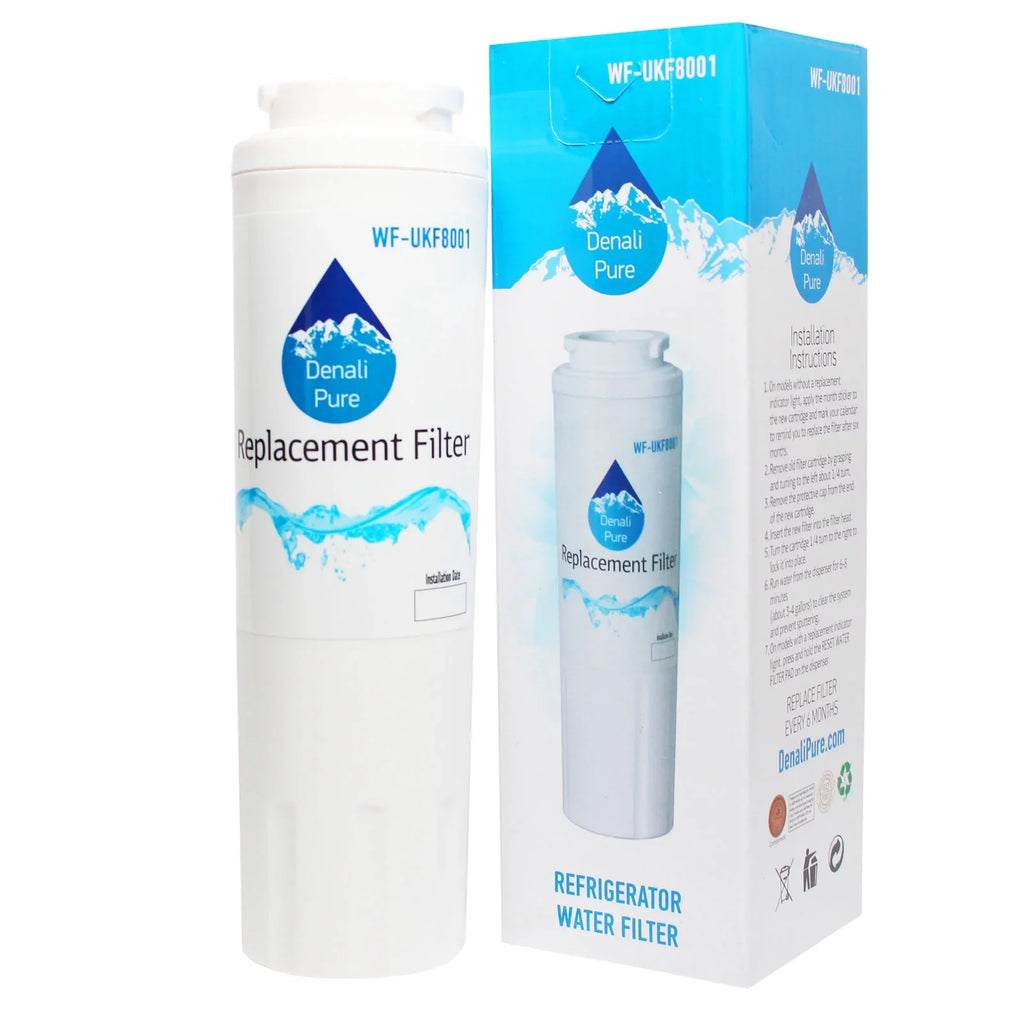3-Pack Replacement for Amana ARSE664BS Refrigerator Water Filter - Suitable with Amana UKF8001AXX Fridge Water Filter Cartridge