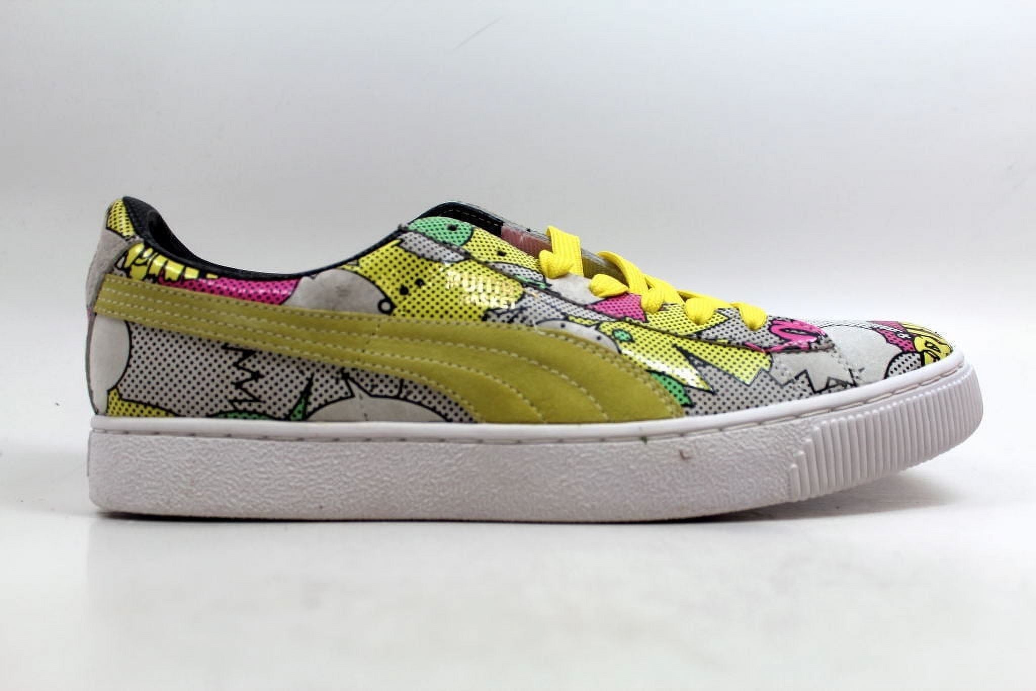 PUMA BASKET 68 DOPE COMICS PRINT LOW SNEAKER MULTI COLOR MEN SHOES SIZE 7.5 NEW