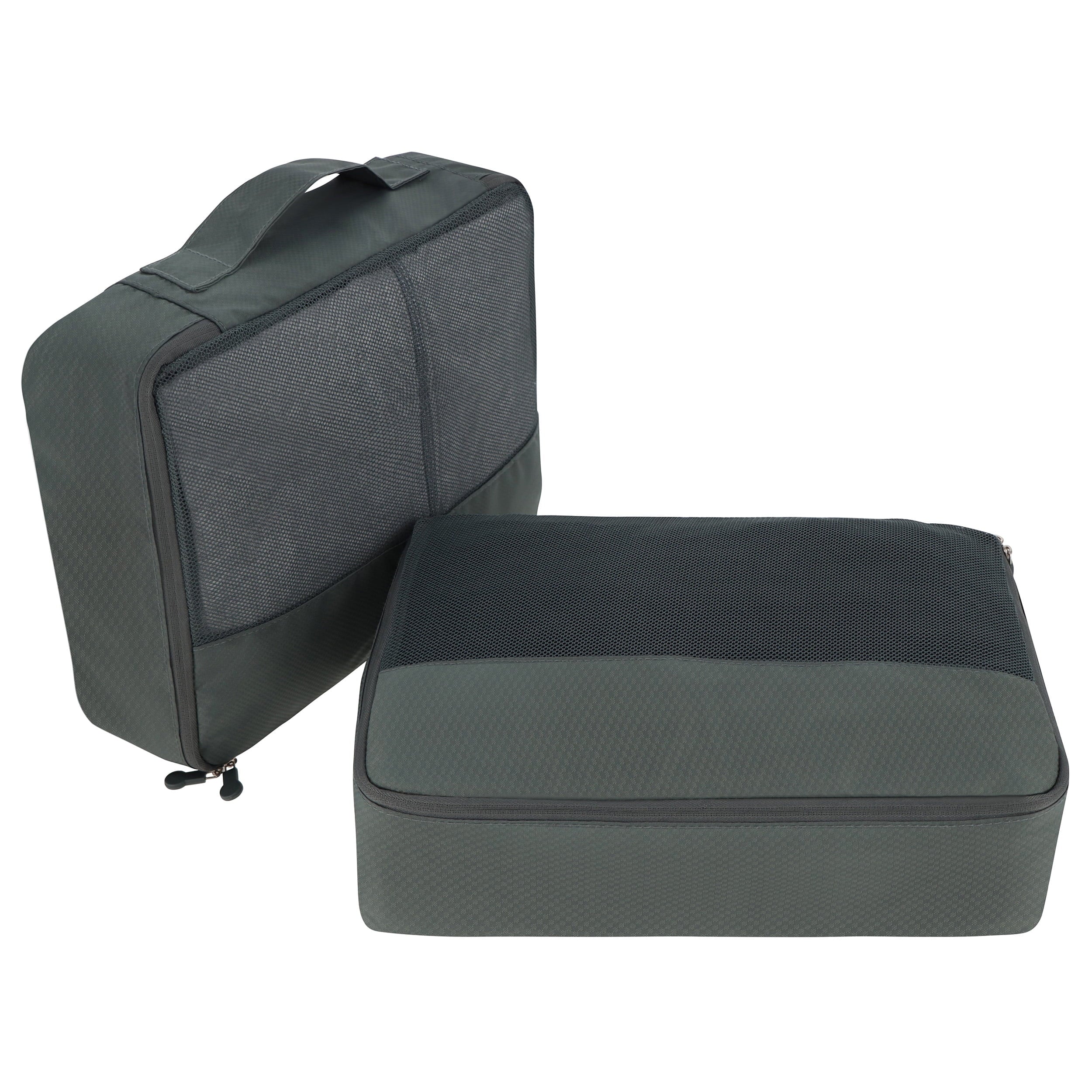 7Penn Premium Packing Cubes Set - 5pk Black Luggage Organizers for Travel