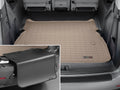 Condition Cargo Trunk Liner with Bumper Protector Fitting with 2018-2024 Honda Odyssey - Behind 2nd Row Seating With Bumper Protector, Tan