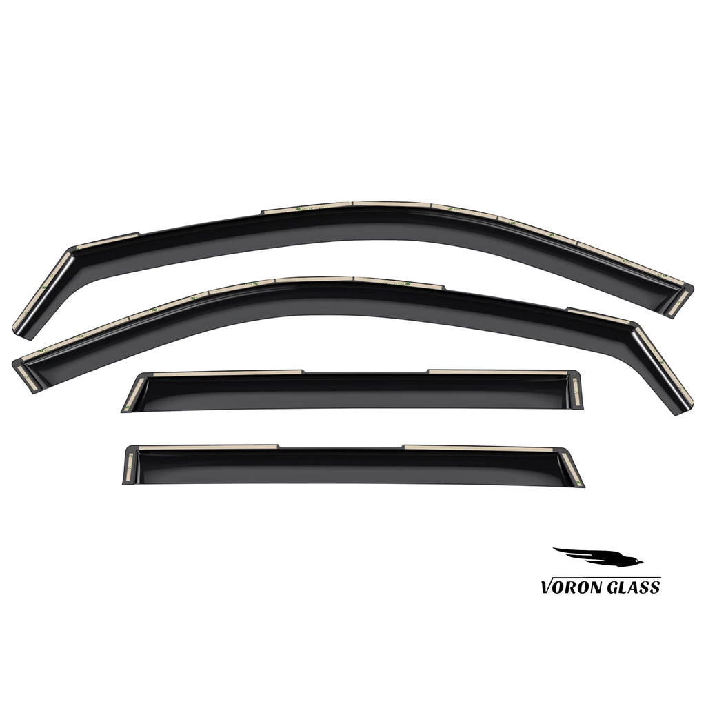 Voron Glass in-Channel Extra Resilient Rain Guards for Hyundai Palisade 2021-2024, Window Deflectors, Vent Window Visors, 4 Pieces - 220240