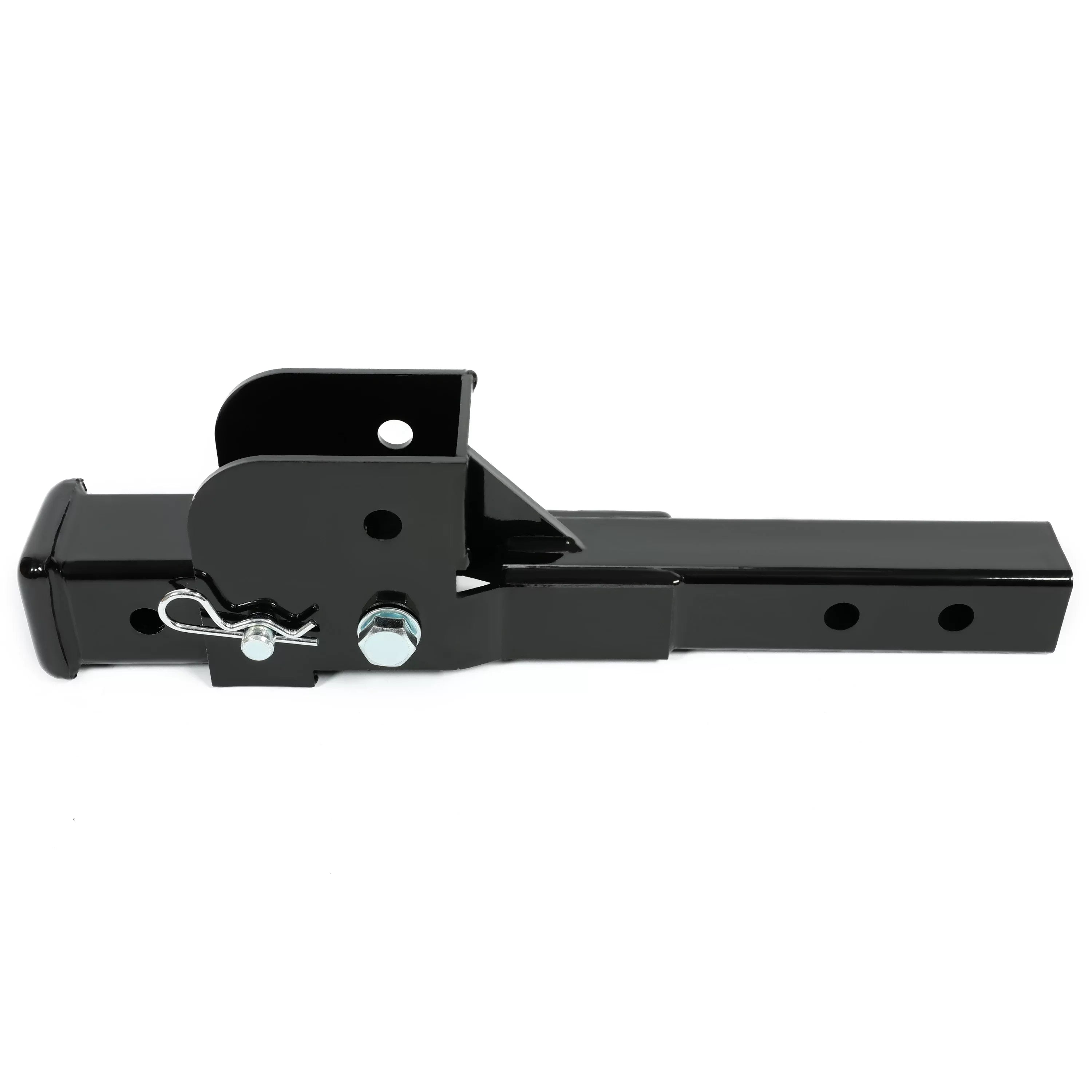 Kojem Folding 2” Trailer Hitch Mount Receiver Up to 500 Pounds Tongue Weight Wheelchair Cargo Carrier Steel Black