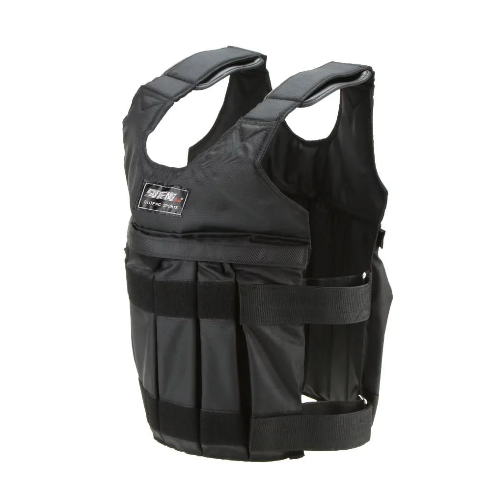SUTENG Invisible Weightloading Sand Clothing - Adjustable Weighted Vest for Exercise and Boxing Training, Max Loading 50kg