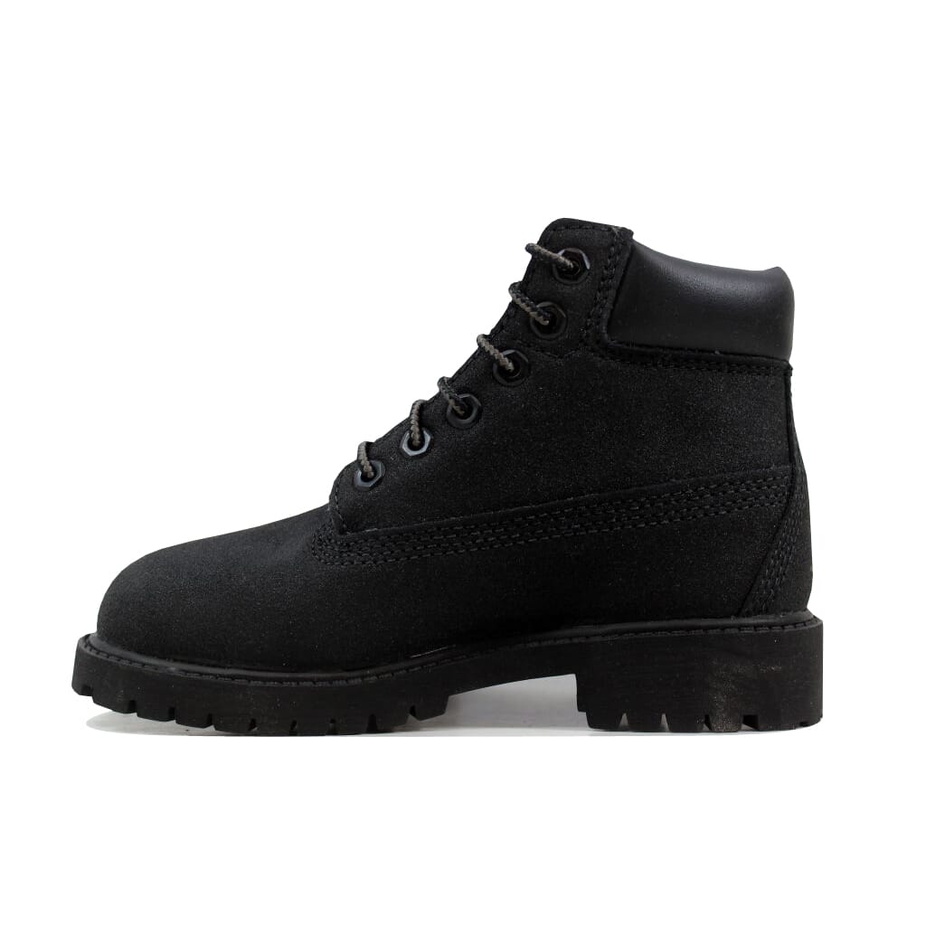 Timberland 6 Inch Premum Waterproof Black 34775 Pre-School Size 2Y