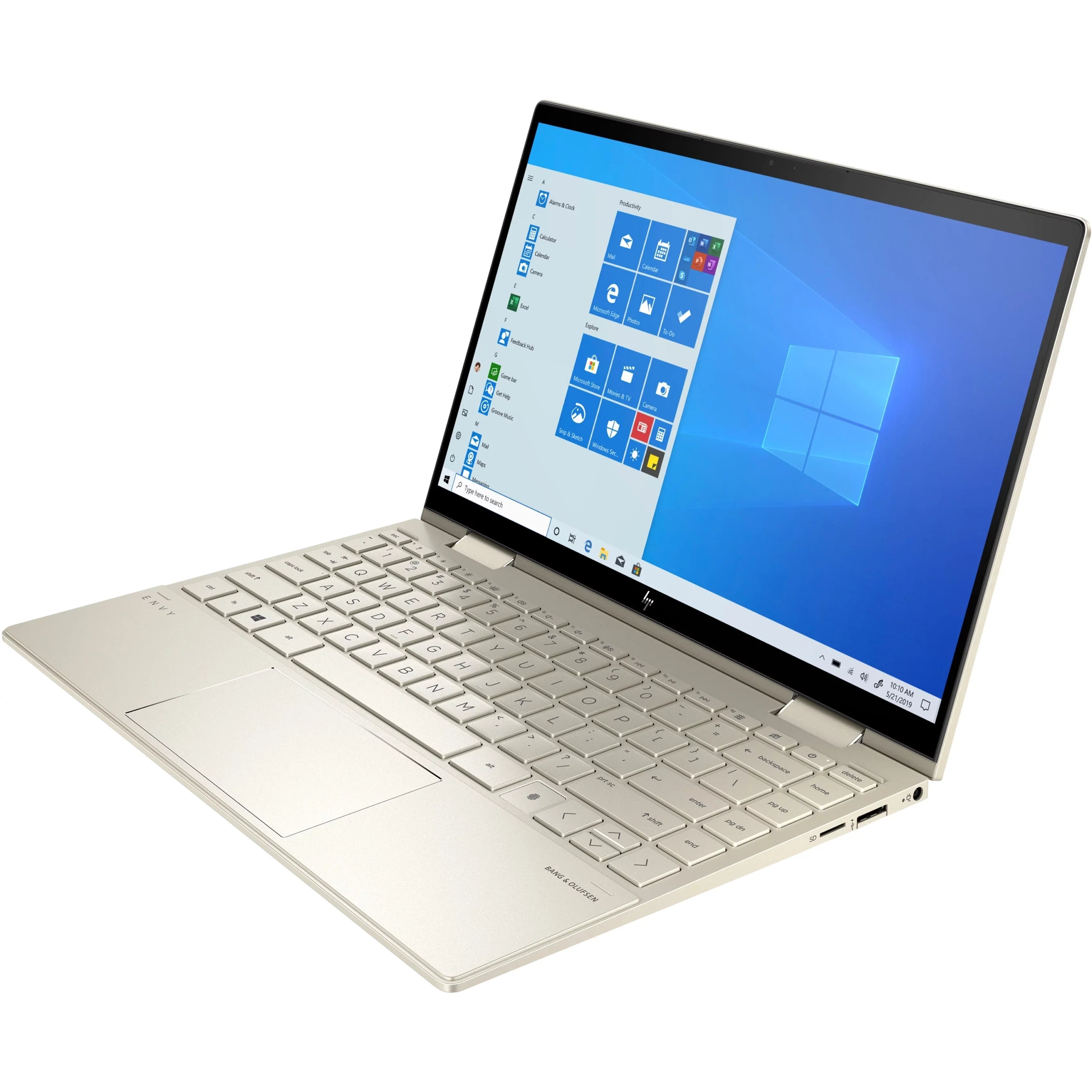 HP ENVY X360 13M-BD0023 13.3" Touch 8GB 512GB i7-1165G7 X4 2.8GHz Win10, Pale Gold