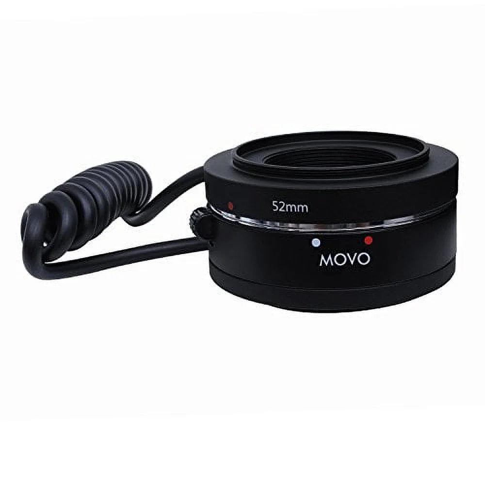 Movo Photo AF Reverse Mount Macro Lens Converter for Canon EOS 80D, 70D, 60D, 50D, 7D, 6D, 5D, 1D, Digital Rebel SL1, T6s, T6i, T5i, T5, T4i & T3i DSLR Cameras