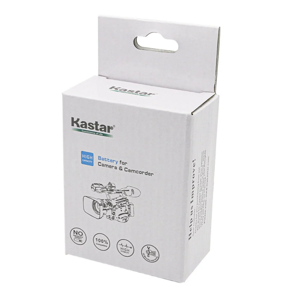Kastar 2-Pack VW-VBG6 Pro Battery Replacement for Panasonic VW-VBG6 VW-VBG6GK VW-VBG6-K VW-VBG6PPK, CGA-E625 Battery, DE-A38, VSK0631, VSK0698 Charger, Panasonic AG-AC7 AF105 AC130 AC160 HMR10 HSC1U