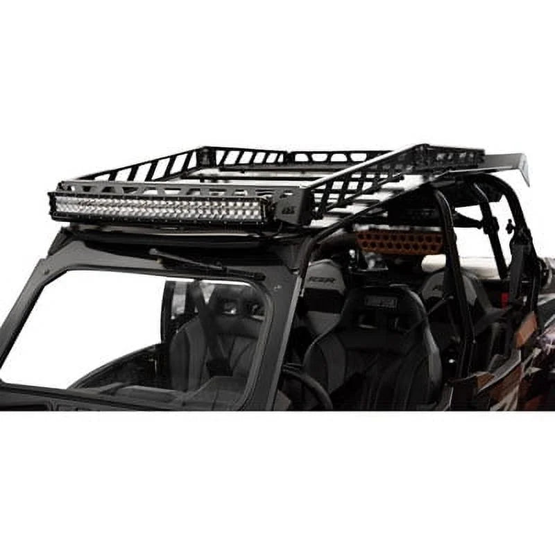 UTV Adventure Roof Rack Rack with Force Roof and V2 30" Lt. Bar Suitable With Polaris RZR XP 4 Turbo Limited Edition 2019