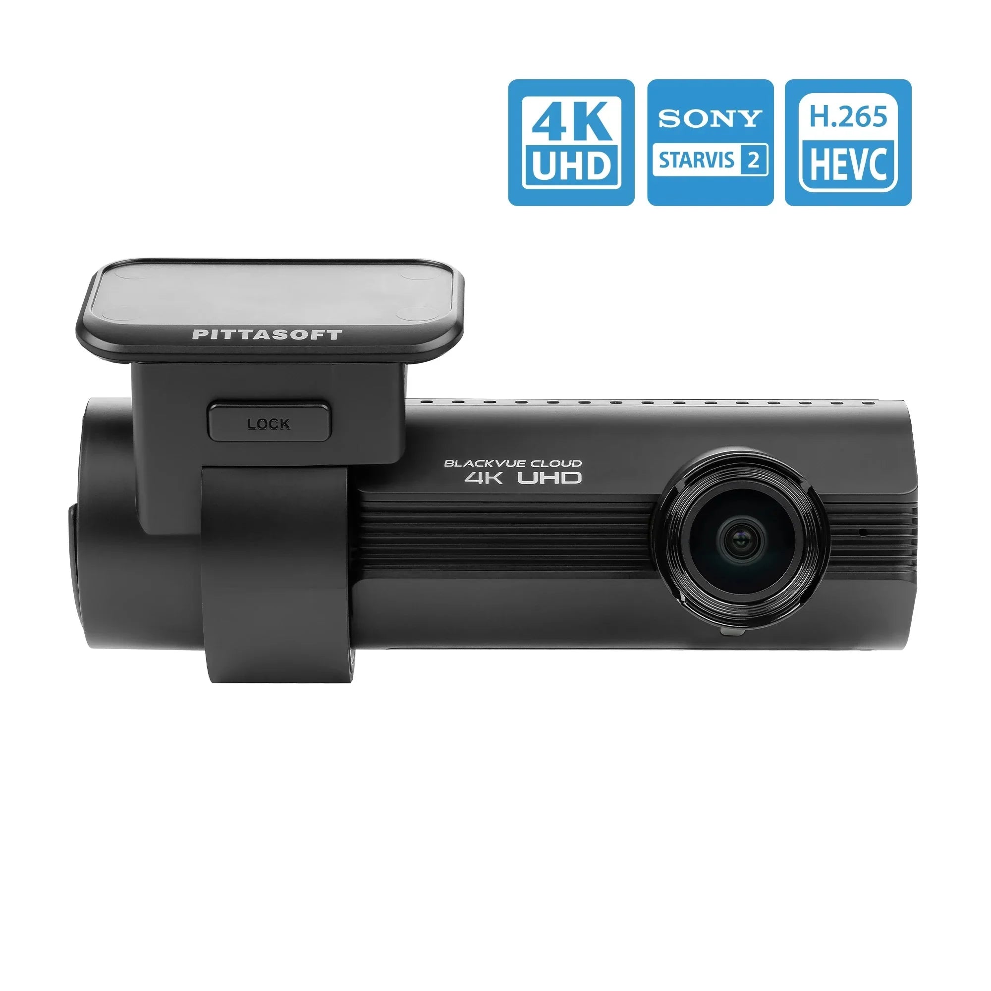 BlackVue Dash Cam Front DR970X-1CH Plus | 4K UHD Cloud Dashcam | Starvis 2 CMOS Sensor | Built-in Wi-Fi, GPS, Parking Mode | LTE and Mobile Hotspot via Optional LTE Module