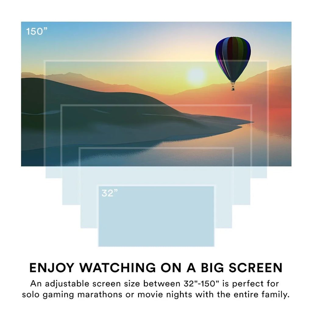 Innovations CJR600 150" LCD Home Theater Projector (White)