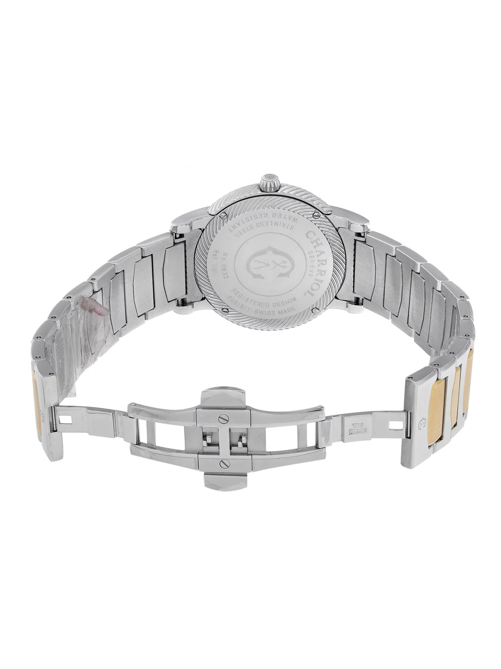 Charriol Parisii Two Tone Steel Silver Dial Quartz Men Watch P40SY2.931.001