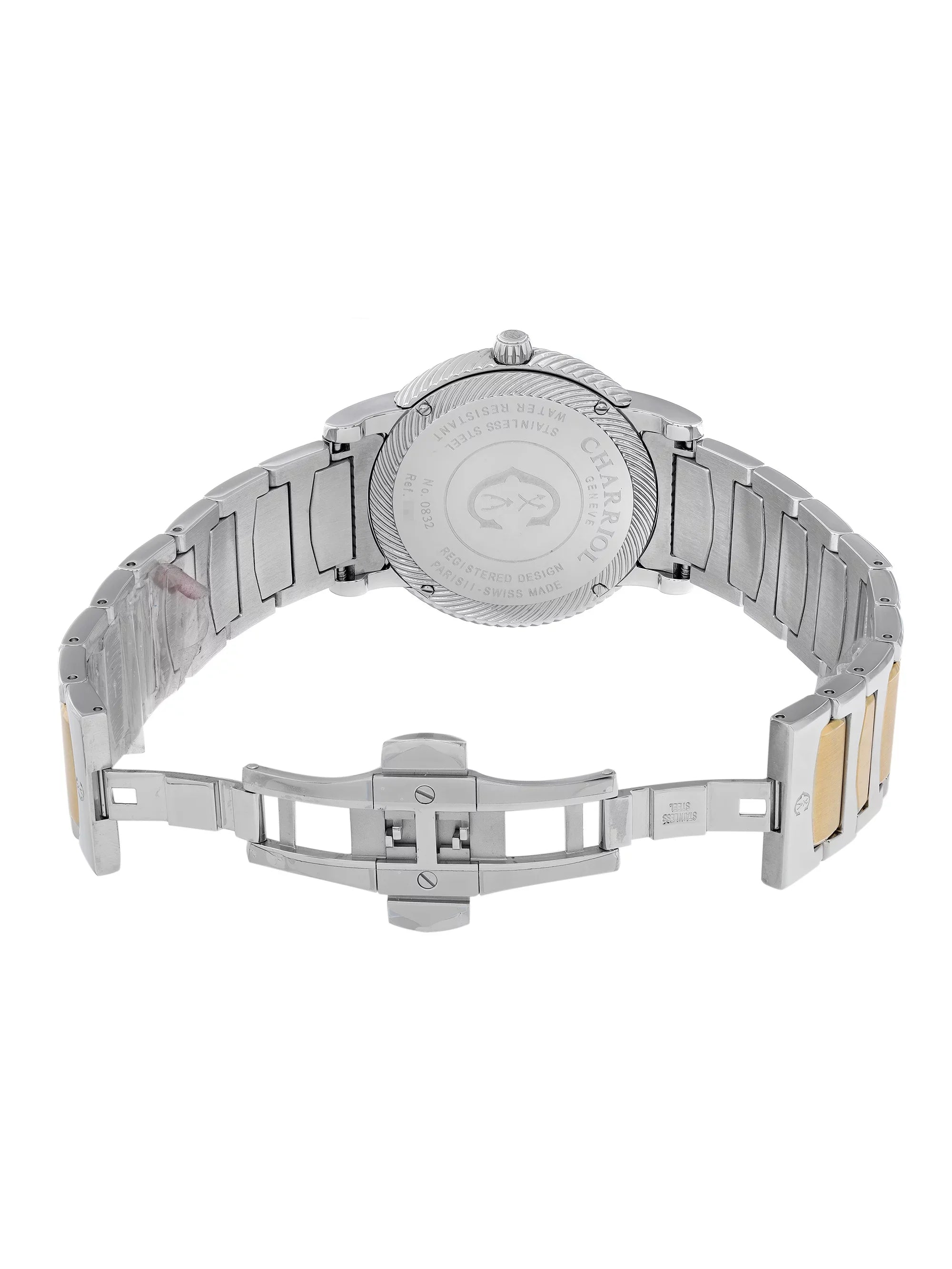 Charriol Parisii Two Tone Steel Silver Dial Quartz Men Watch P40SY2.931.001
