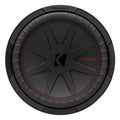 KICKER CompR 12 Inch 4 Ohm DVC 1000W Max Power Car Audio Subwoofer, Black