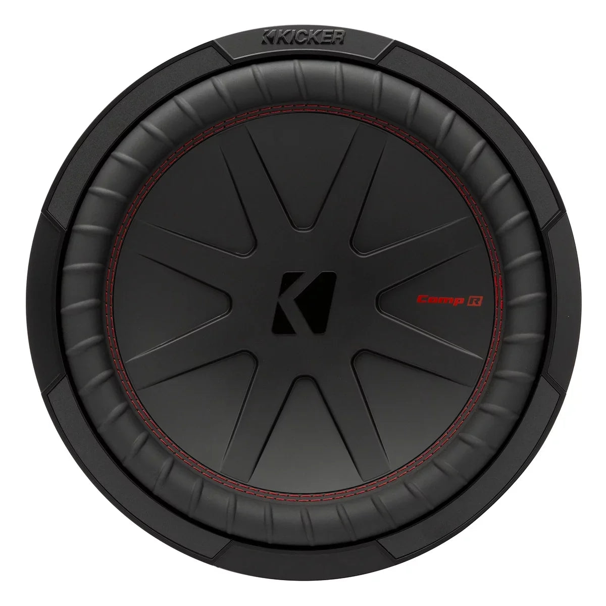 KICKER CompR 12 Inch 4 Ohm DVC 1000W Max Power Car Audio Subwoofer, Black